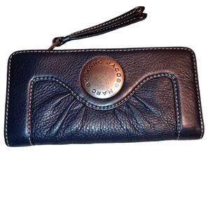MARC By Marc Jacobs Vintage Midnight Blue/Black Leather Women's Wallet